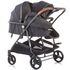 Carucior gemeni Chipolino Duo Smart 2 in 1 Vanilla, Culoare: Crem - poza 4 - ExclusivMAG.ro