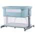Patut Co-Sleeper si Tarc Chipolino Mommy'n Me Blue Mint, Culoare: Turquoise