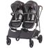 Carucior gemeni Chipolino Duo Smart 2 in 1 Mist, Culoare: Gri  - ExclusivMAG.ro