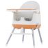 Scaun de masa Chipolino Pudding 3 in 1 Orange, Culoare: Portocaliu,poza 4
