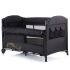 Patut pliabil Chipolino Merida carbon linen cu laterala culisanta, Culoare: Negru,poza 3