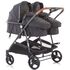 Carucior gemeni Chipolino Duo Smart 3 in 1 vanilla, Culoare: Crem - poza 3 - ExclusivMAG.ro