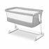 Patut 2 in 1 Co-Sleeper Lionelo Theo Grey, Culoare: Gri deschis