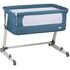 Patut co-sleeper 2 in 1 Together Turquoise Blue BabyGo, Culoare: Albastru, Dimensiuni: 95x65