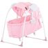 Patut si leagan electric Chipolino Gia peony pink, Culoare: Roz,poza 2