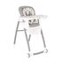 Scaun de masa Joie Multiply 6 in 1 Fern, 6 luni - 6 ani, Culoare: Alb/Gri
