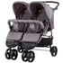 Carucior gemeni Chipolino Maxi Mix asphalt, Culoare: Gri  - ExclusivMAG.ro