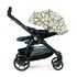 Carucior 3 in 1 Peg Perego Book, Primoviaggio SL, 0 - 22 kg, Graphic Gold, Negru / Bej, Culoare: Crem,poza 7