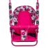 Leagan pentru copii, Top Kids, cu spatar reglabil, Pink Flowers, Culoare: Roz,poza 2