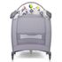 Patut Graco Contour Electra Patchwork Grey, Culoare: Gri deschis,poza 4