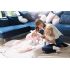 Leagan Glossy, Momi, Bear, Culoare: Crem,poza 6