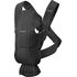 Marsupiu anatomic BabyBjorn Mini, cu pozitii multiple Black, Bumbac, Culoare: Negru  - ExclusivMAG.ro