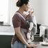 Marsupiu anatomic Mini BabyBjorn, cu pozitii multiple Light Grey, 3D Jersey, Culoare: Gri deschis,poza 4