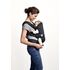 Marsupiu anatomic One BabyBjorn, cu pozitii multiple de purtare Denim Grey, Bumbac, Culoare: Gri,poza 2