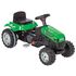 Tractor cu pedale Pilsan Active 07-314 green, Culoare: Verde,poza 2