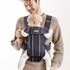 Marsupiu anatomic BabyBjorn Mini, cu pozitii multiple Anthracite, 3D Mesh, Culoare: Gri,poza 4