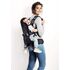 Marsupiu anatomic One BabyBjorn, cu pozitii multiple de purtare Denim Grey, Bumbac, Culoare: Gri,poza 3