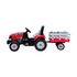 Tractor Peg Perego Maxi Diesel, w/trailer, 2 ani +, Rosu / Negru  - ExclusivMAG.ro