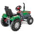 Tractor cu pedale Pilsan Super 07-294 green, Culoare: Verde,poza 3