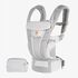 Marsupiu OMNI Breeze Pearl Grey Ergobaby, Culoare: Gri deschis  - ExclusivMAG.ro