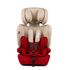 Scaun Auto Juju Safe Rider, Bej-Bordo, Culoare: Crem, Grupa: 9-36kg (9 luni - 12 ani),poza 3