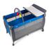 Patut pliant aluminiu 2 niveluri Juju Sweet Naps, Albastru-Gri, Culoare: Albastru