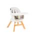 Scaun de masa 3 in 1 Juju Eat&Twist, Gri, Culoare: Gri,poza 3