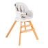 Scaun de masa 3 in 1 Juju Eat&Twist, Gri, Culoare: Gri,poza 5