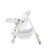Scaun de masa Juju Eat&Joy, Ballerina, Culoare: Alb/Gri,poza 6