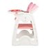 Scaun de masa transformabil Juju Eat&Play V2, Roz, Culoare: Roz,poza 5
