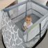Patut Pliant Pop Up Aeromoov Giraph Sky, Culoare: Gri deschis, Dimensiuni: 120x60,poza 6