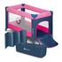 Patut pliant cu un nivel Lionelo Stefi Rose din Metal, Poliester, 120x60 cm, Roz, Culoare: Roz, Dimensiuni: 120x60  - ExclusivMAG.ro
