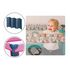 Patut pliant cu un nivel Lionelo Stefi Rose din Metal, Poliester, 120x60 cm, Roz, Culoare: Roz, Dimensiuni: 120x60 - poza 11 - ExclusivMAG.ro