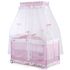 Patut pliabil Chipolino Sahara peony pink, Culoare: Roz, Dimensiuni: 120x60,poza 3