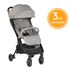Carucior Joie ultracompact Pact Gray Flannel, Culoare: Gri