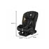 Scaun auto Lionelo Sander, cu prindere Isofix pe ambele parti, 0-36 kg, Black, Culoare: Negru, Grupa: 0-36kg (0 luni - 12 ani),poza 6