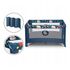 Patut pliant cu un nivel Lionelo Stefi Navy din Metal, Poliester, 120x60 cm, Albastru, Culoare: Albastru, Dimensiuni: 120x60,poza 4