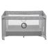 Patut pliant cu un nivel Lionelo Stefi Concrete din Metal, Poliester, 120x60 cm, Gri, Culoare: Gri, Dimensiuni: 120x60,poza 5
