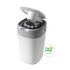 Pachet Cos pentru scutece + 6 Rezerve Tommee Tippee Sangenic Twist and Click Reciclabil, Alb / Gri - poza 2 - ExclusivMAG.ro