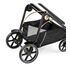 Carucior 3 in 1 Peg Perego Veloce, Primoviaggio SL, 0 - 22 kg, Graphic Gold, Negru / Bej, Culoare: Crem,poza 5