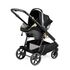 Carucior 3 in 1 Peg Perego Veloce, Primoviaggio SL, 0 - 22 kg, Graphic Gold, Negru / Bej, Culoare: Crem,poza 4