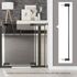 Poarta de siguranta Reer DesignLine Puristic, presiune, 76-96 cm, metal + plexiglas gri - poza 2 - ExclusivMAG.ro