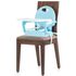 Scaun de masa Chipolino Bonbon 3 in 1 blue, Culoare: Blue,poza 6