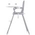 Scaun de masa Chipolino Bonbon 3 in 1 grey, Culoare: Gri,poza 4