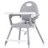Scaun de masa Chipolino Bonbon 3 in 1 grey, Culoare: Gri,poza 5