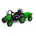 Tractor electric cu remorca si telecomanda Toyz HECTOR 12V Verde, Culoare: Verde  - ExclusivMAG.ro