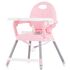 Scaun de masa Chipolino Bonbon 3 in 1 pink, Culoare: Roz,poza 5