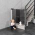 Poarta de siguranta extensibila DesignLine ClearVision, 74-100 cm, aluminiu si plexiglas gri, Reer 46021 - poza 4 - ExclusivMAG.ro