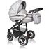 Carucior Crooner Prestige 3 in 1 Light Gray Vessanti, Culoare: Gri deschis,poza 2
