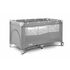 Patut pliant cu etaj intermediar Caretero BASIC PLUS Grey, Culoare: Gri deschis, Dimensiuni: 120x60
